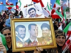 Ahmedinejad Hizbullah mitinginde