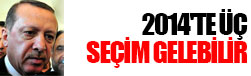 Erdoğan: 2014'te üç seçim gelebilir