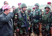 Ve Mesud Barzani cephede...