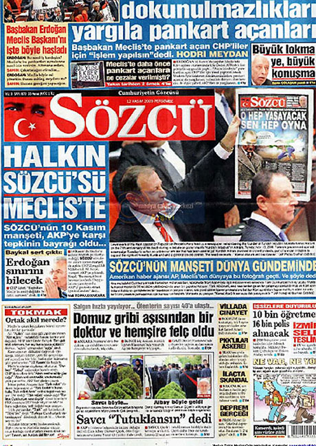 Gazetelerin Albay Çiçek manşetleri galerisi resim 11