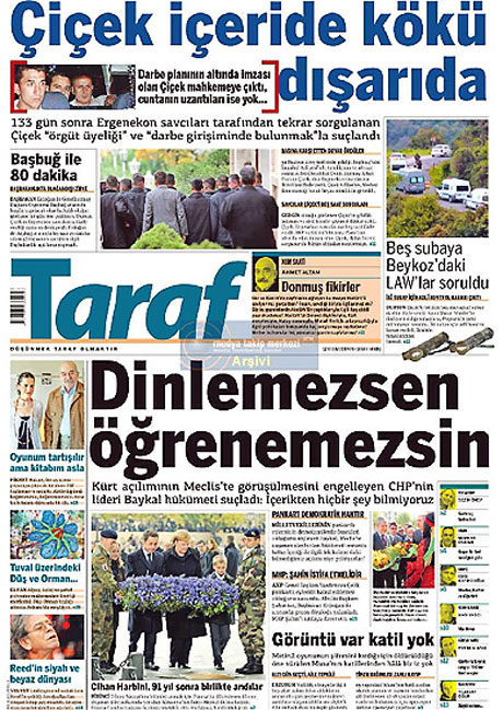 Gazetelerin Albay Çiçek manşetleri galerisi resim 13