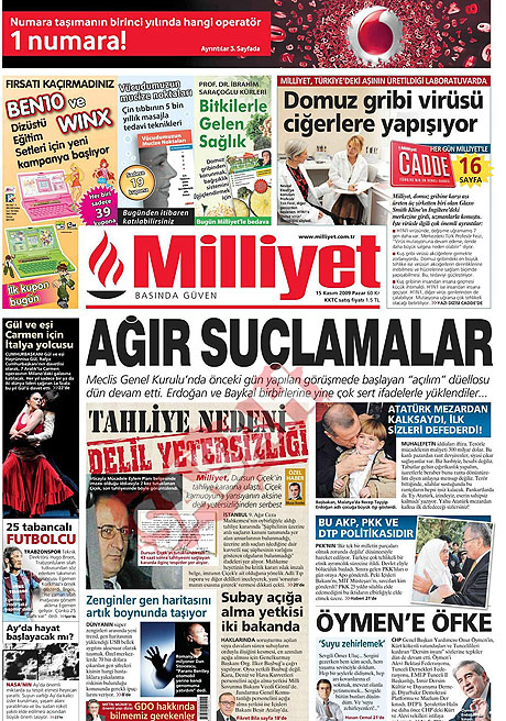 Gazete manşetleri (15 Kasım) galerisi resim 9