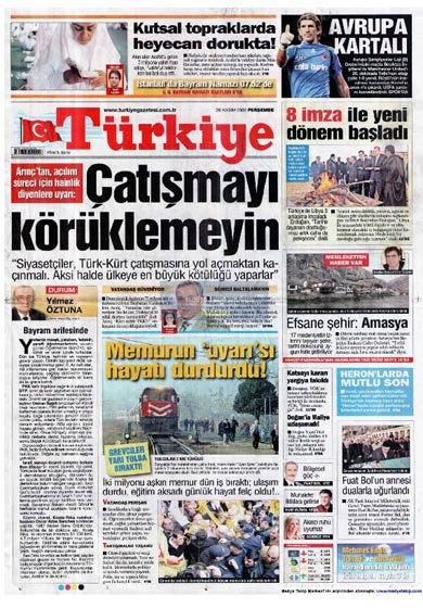 Gazete Manşetleri (26 Kasım) galerisi resim 12