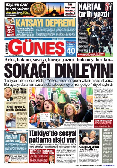 Gazete Manşetleri (26 Kasım) galerisi resim 14