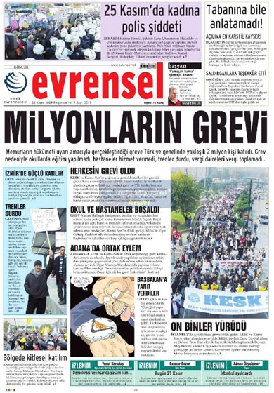Gazete Manşetleri (26 Kasım) galerisi resim 25