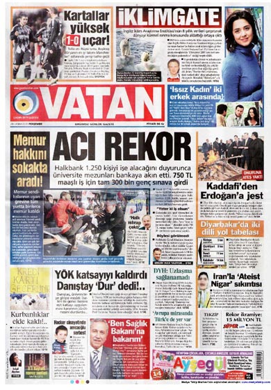 Gazete Manşetleri (26 Kasım) galerisi resim 3