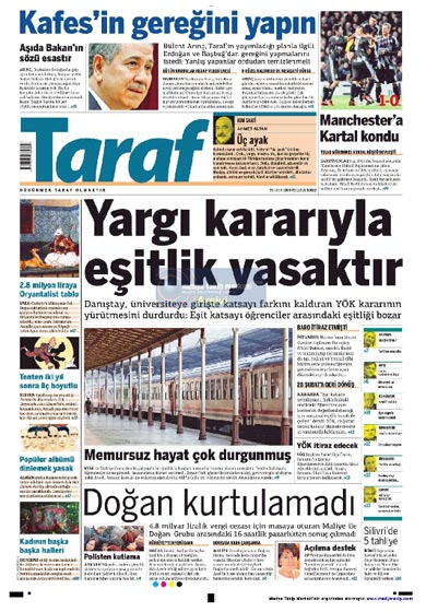 Gazete Manşetleri (26 Kasım) galerisi resim 9