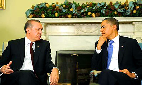 Obama-Erdoğan görüşmesinden kareler galerisi resim 11