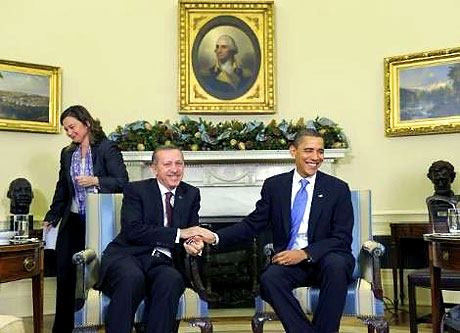 Obama-Erdoğan görüşmesinden kareler galerisi resim 16