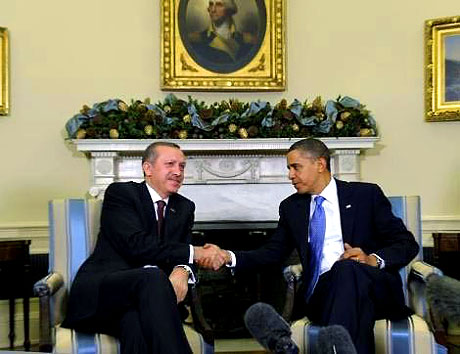 Obama-Erdoğan görüşmesinden kareler galerisi resim 21
