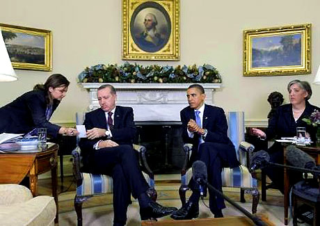 Obama-Erdoğan görüşmesinden kareler galerisi resim 22