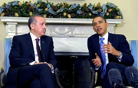 Obama-Erdoğan görüşmesinden kareler galerisi resim 23