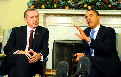 Obama-Erdoğan görüşmesinden kareler galerisi resim 9
