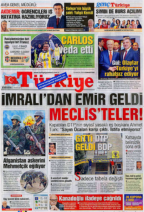 Türk basınında bugün (19 Aralık) galerisi resim 7