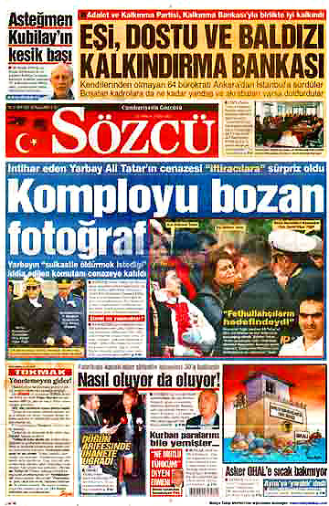 Günün Gazete Manşetleri (22 Aralık) galerisi resim 9