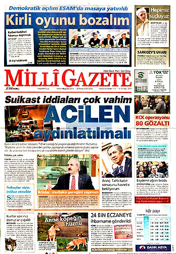 Gazete Manşetleri (25 Aralık) galerisi resim 22