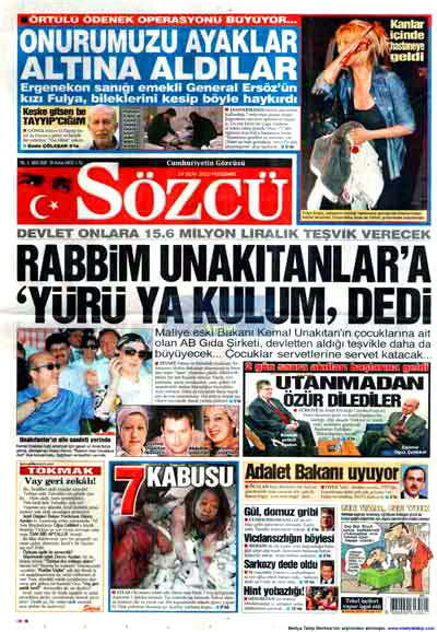 Türk basınında özür manşetleri! galerisi resim 15