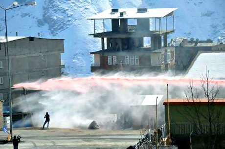 Polis, kadın çocuk ayırmadı! galerisi resim 7