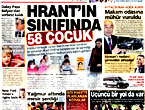 Hrant'ın sınıfında 58 çocuk!