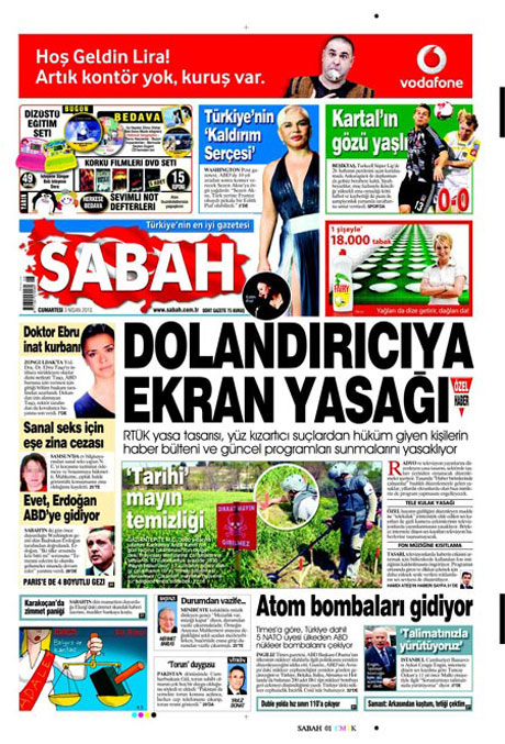 Yeniçağ'dan Erdoğan'ı kızdıran manşet galerisi resim 23