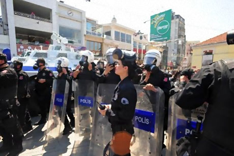 Taksim'de Binler Türk'e Saldırıyı kınadı galerisi resim 10