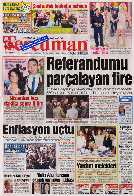 Gazetelerden çarpıcı FİRE manşetleri galerisi resim 19