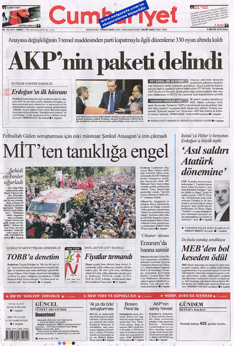 Gazetelerden çarpıcı FİRE manşetleri galerisi resim 4