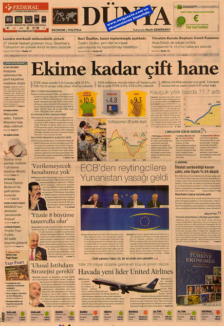 Gazetelerden çarpıcı FİRE manşetleri galerisi resim 5