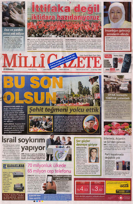 Gazetelerden çarpıcı FİRE manşetleri galerisi resim 9
