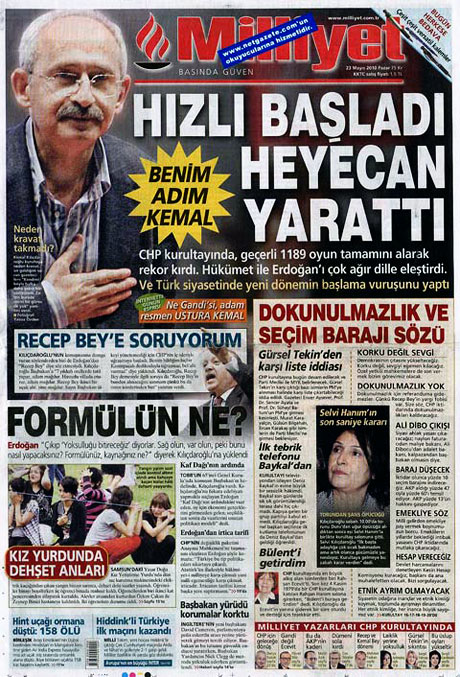 Gazetelerin Kılıçdaroğlu manşetleri galerisi resim 13