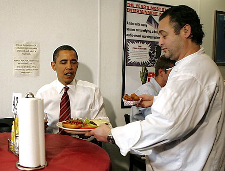 Obama ve Medvedev hamburgerci'de galerisi resim 6