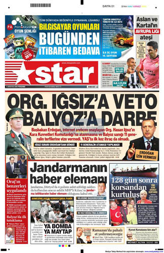 Gazetelerin müthiş YAŞ manşetleri galerisi resim 13