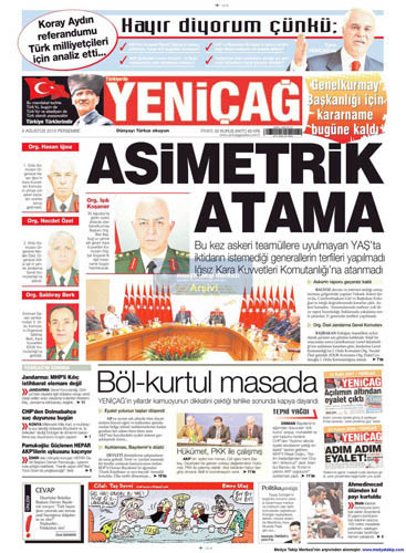 Gazetelerin müthiş YAŞ manşetleri galerisi resim 17