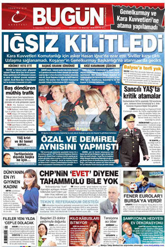 Gazetelerin müthiş YAŞ manşetleri galerisi resim 2