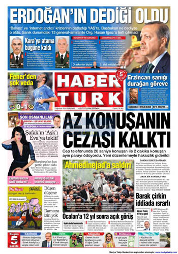 Gazetelerin müthiş YAŞ manşetleri galerisi resim 5