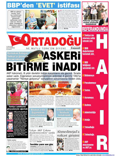 Gazetelerin müthiş YAŞ manşetleri galerisi resim 7