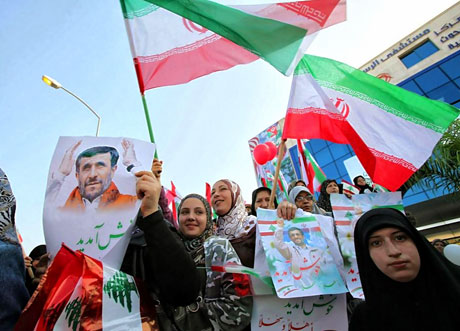 Ahmedinejad Hizbullah mitinginde galerisi resim 12