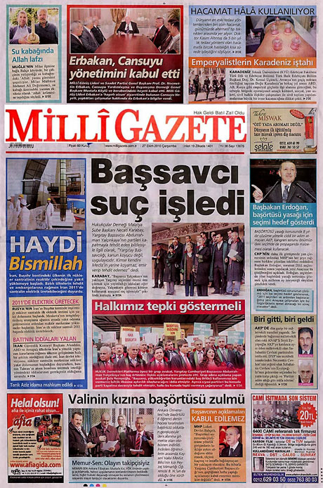 İşte günün gazete manşetleri galerisi resim 9