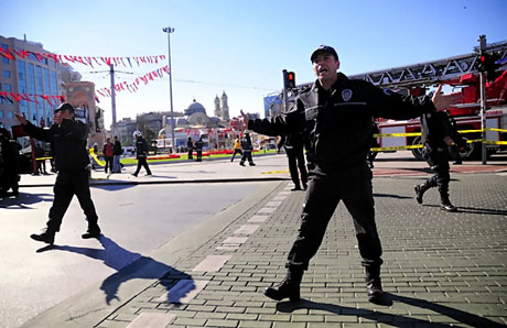 Taksim'de canlı bomba saldırısı galerisi resim 1