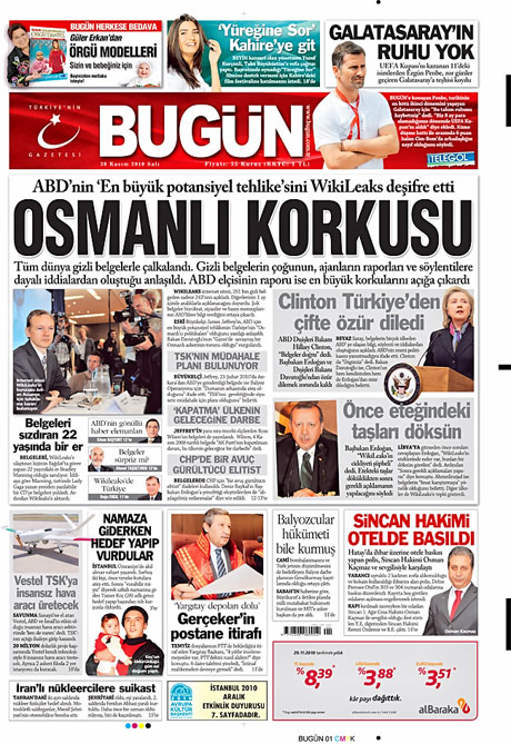 Türk basınında Wikileaks manşetleri galerisi resim 1