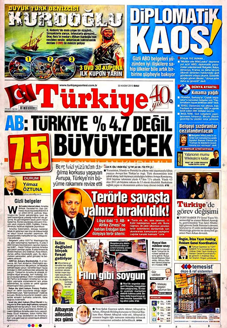 Türk basınında Wikileaks manşetleri galerisi resim 15