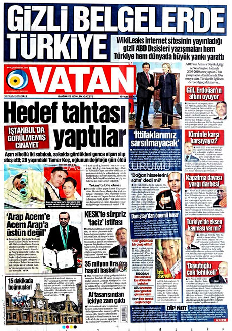Türk basınında Wikileaks manşetleri galerisi resim 16