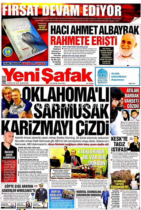 Türk basınında Wikileaks manşetleri galerisi resim 18
