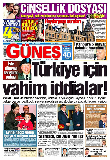 Türk basınında Wikileaks manşetleri galerisi resim 6