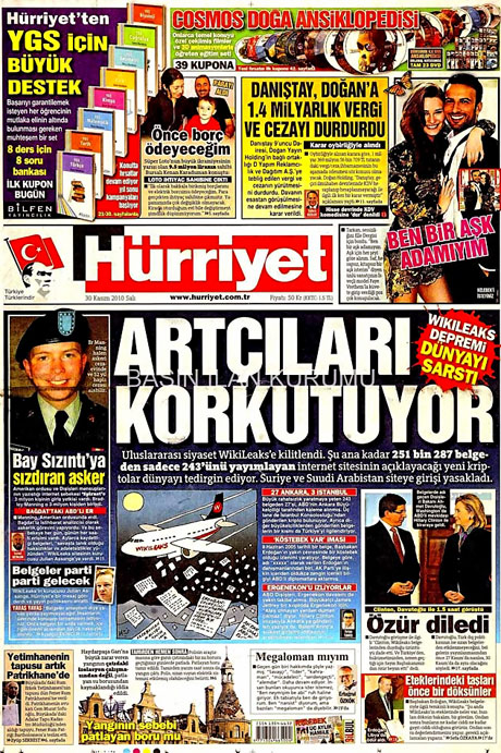 Türk basınında Wikileaks manşetleri galerisi resim 8