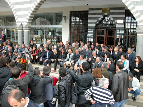'Sivil itaatsizlik' eylemi ve Polis müdahalesi galerisi resim 14