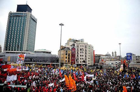 Taksim 1 Mayıs'ta çiçek açtı galerisi resim 10