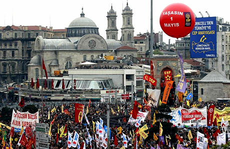 Taksim 1 Mayıs'ta çiçek açtı galerisi resim 31
