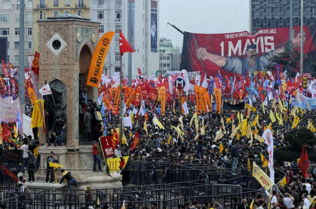 Taksim 1 Mayıs'ta çiçek açtı galerisi resim 40