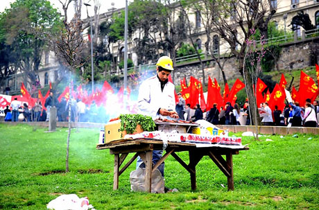 Taksim 1 Mayıs'ta çiçek açtı galerisi resim 42